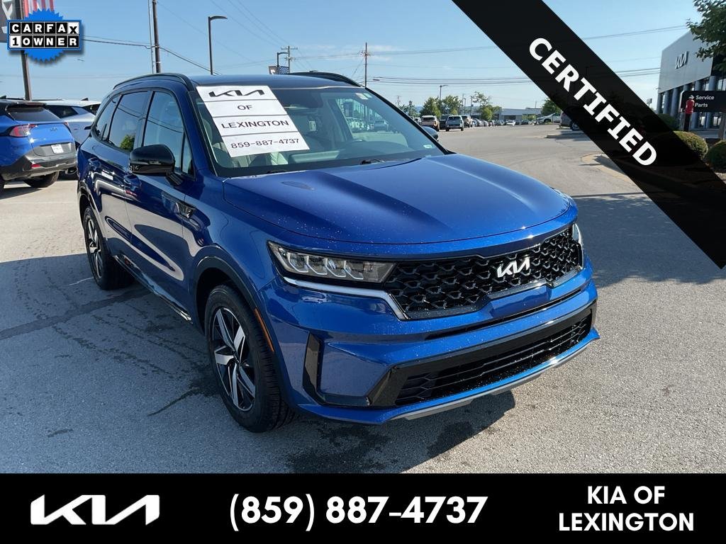 Certified Used 2023 Sapphire Blue Kia S image 1