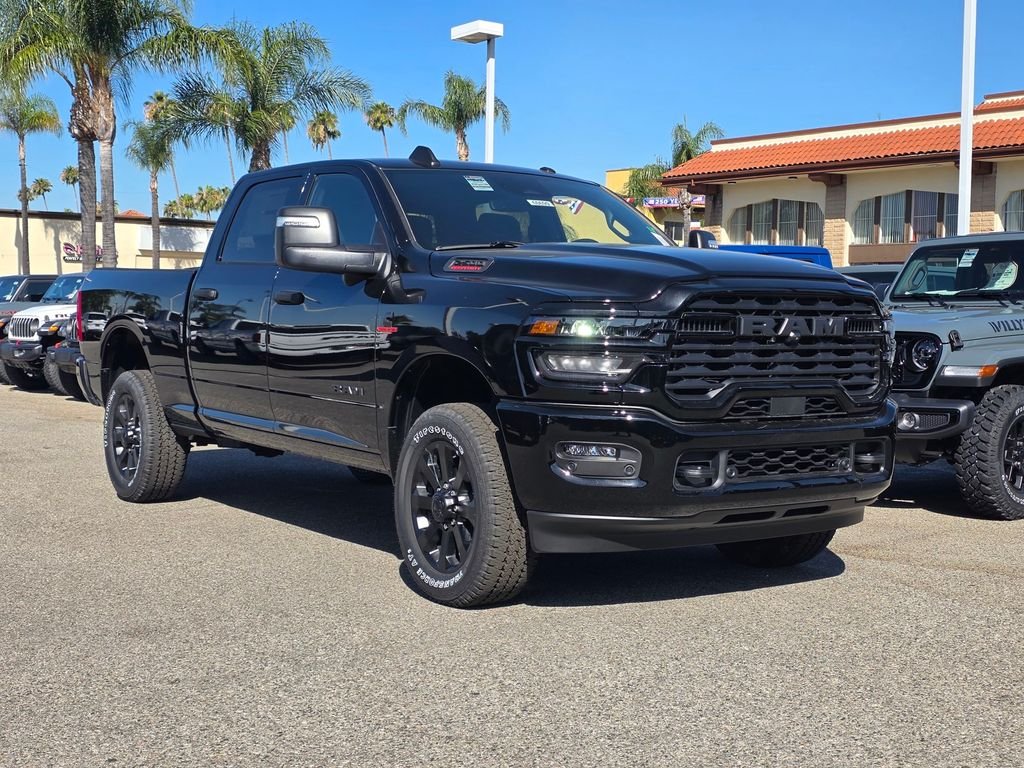 New 2026 Diamond Black Crystal Pearl-Coat Exterior Paint RAM Big Horn image 1