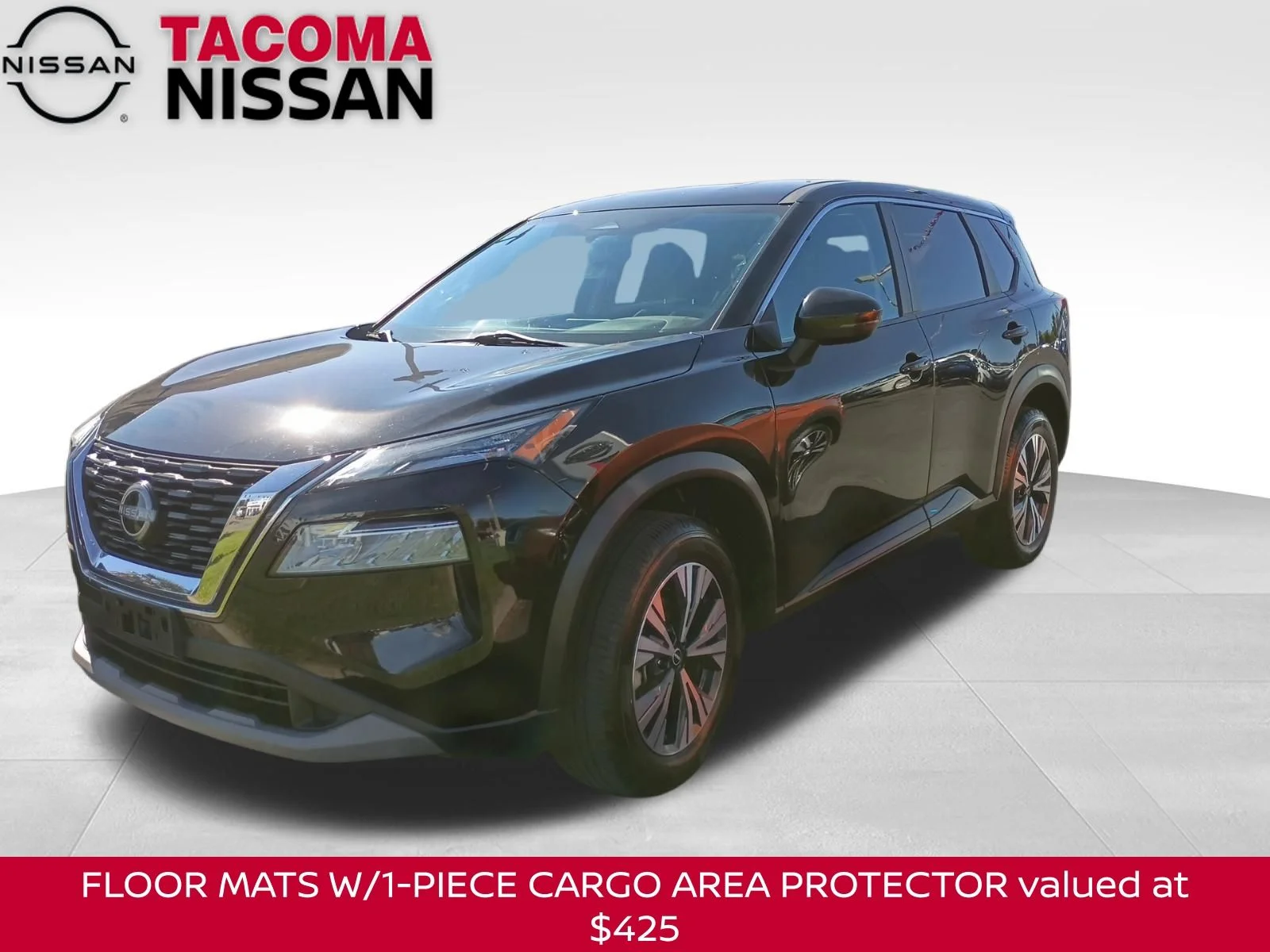 Used 2022 Black Nissan SV image 1