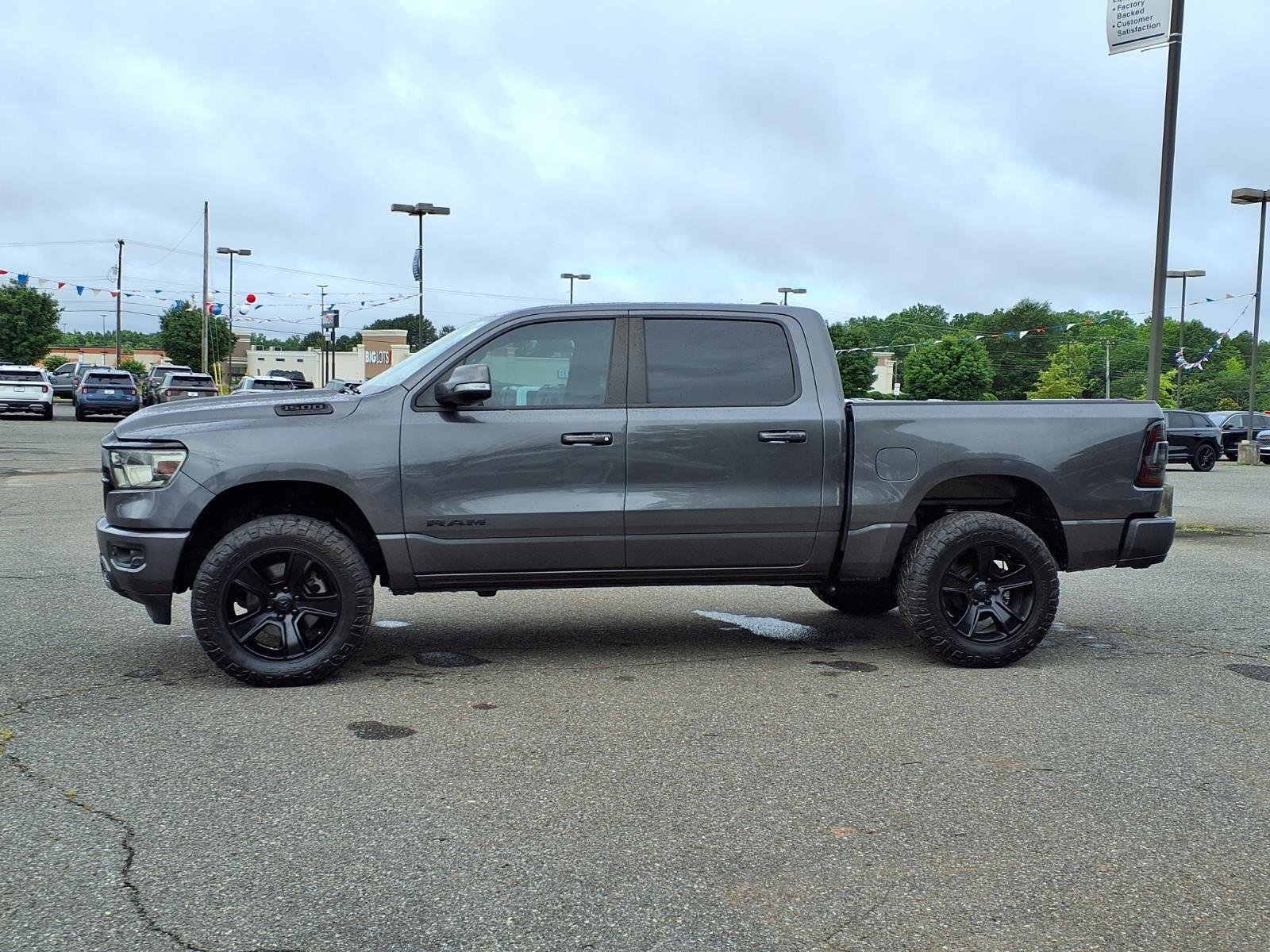 Used 2020 Granite Crystal Metallic Clearcoat Ram Big Horn image 3