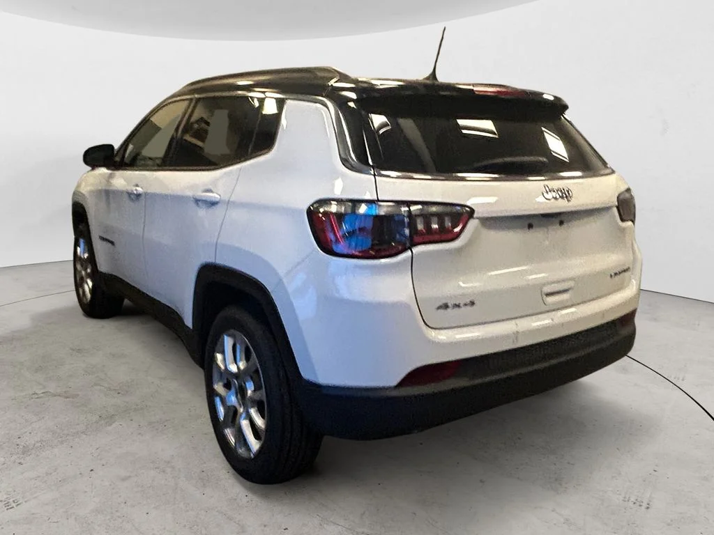 Used 2025 Bright White Jeep Limited image 3