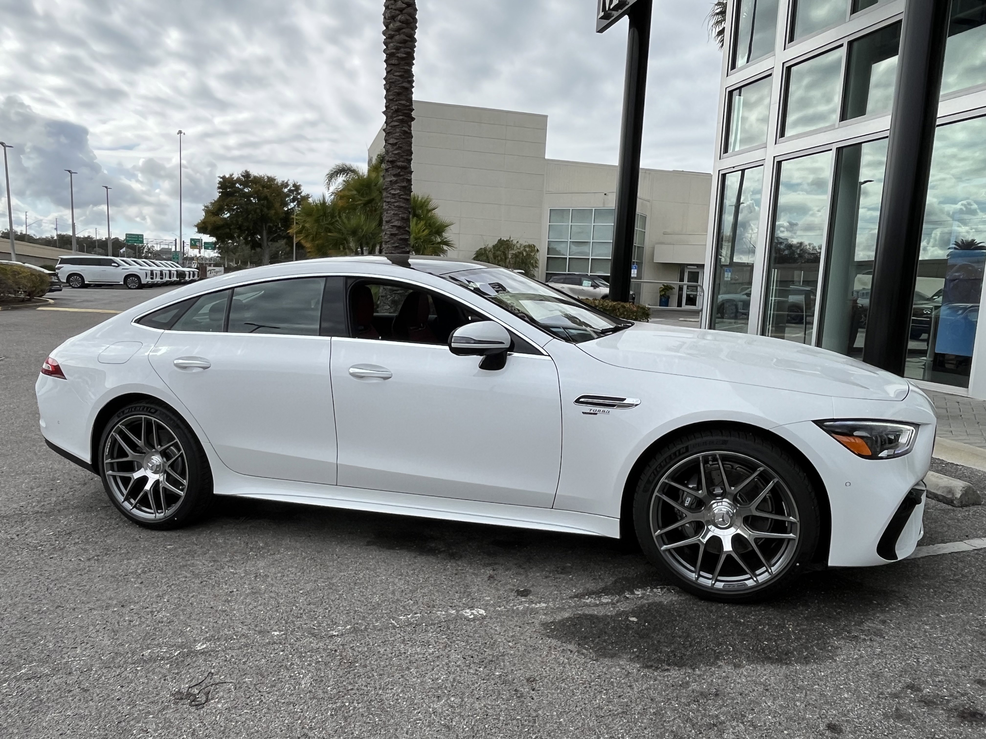 New 2026 MANUFAKTUR Moonlight White Metallic Mercedes-Benz AMG® GT 53 image 9