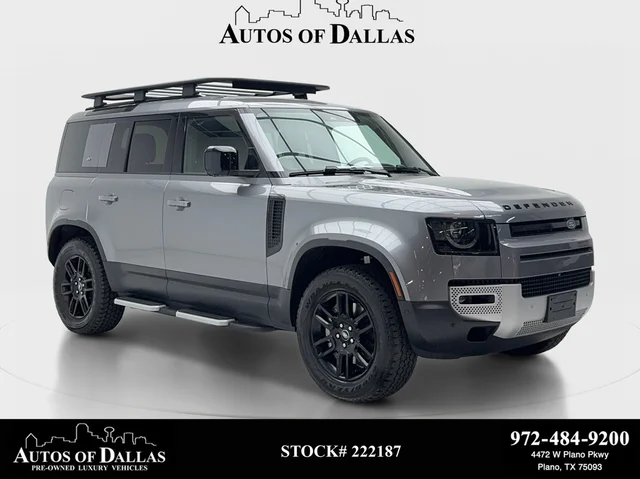 Pre-Owned 2023 Land Rover Defender 110 SE NAV,CAM,PANO,HTD STS,BLIND SPOT,20" WLS