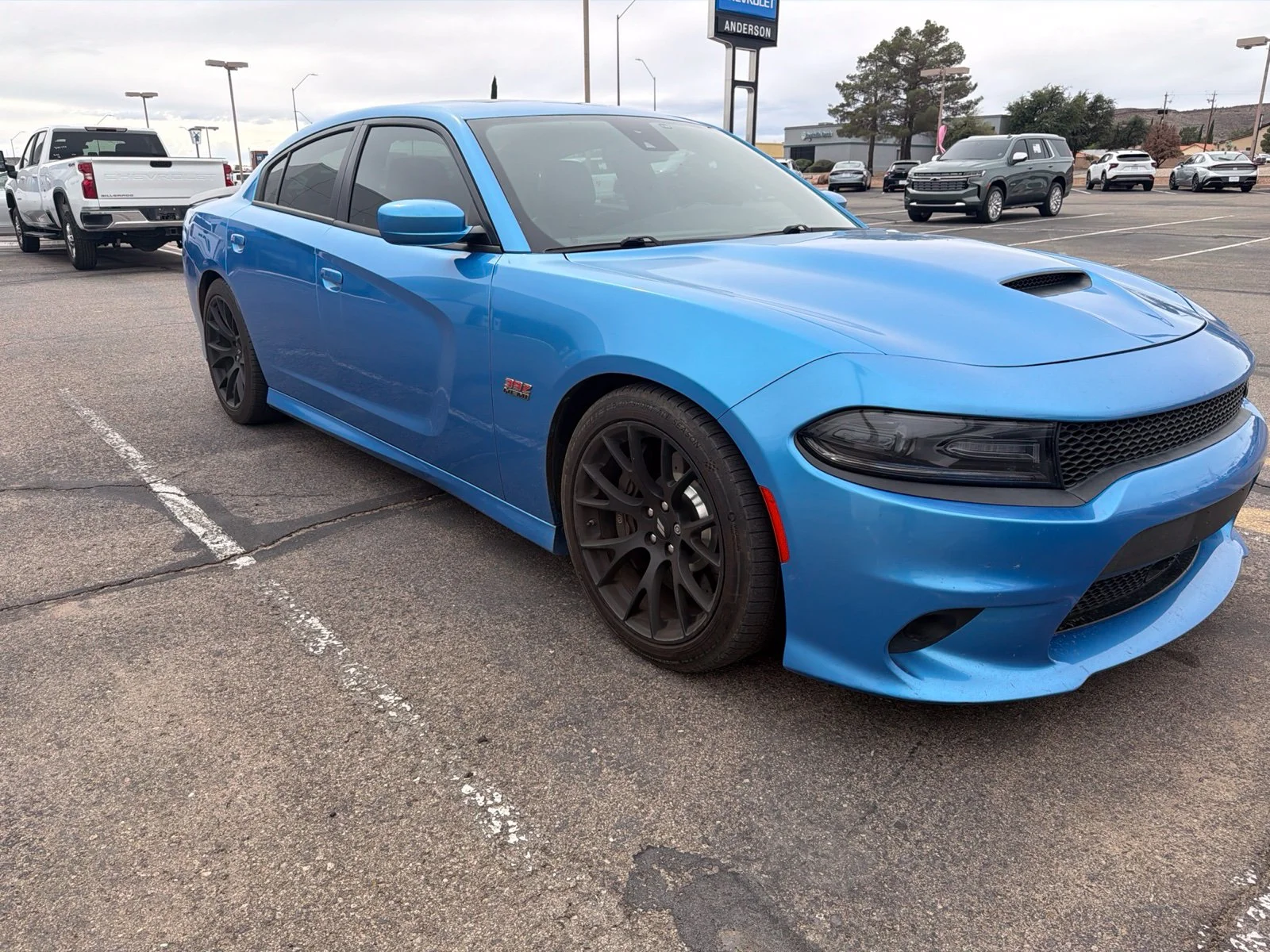 Used 2018 Blue Dodge R/T Scat Pack image 3