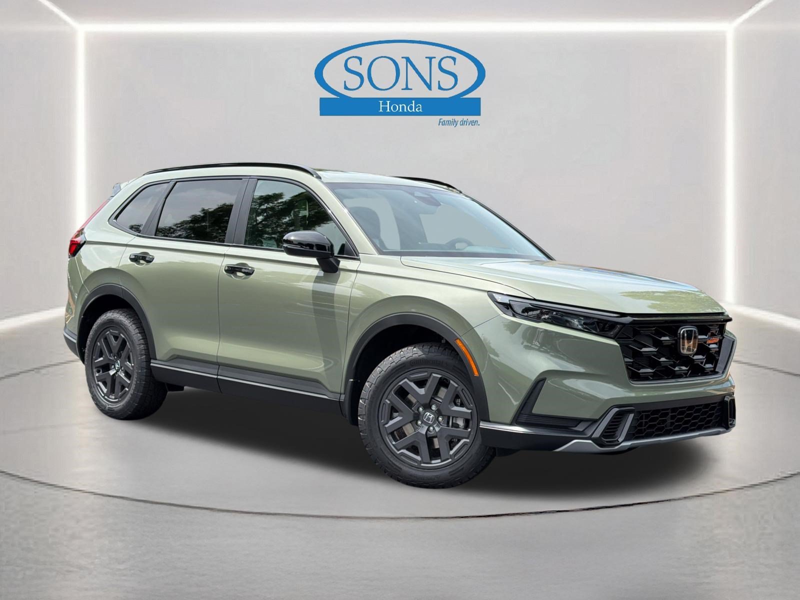 New 2026 Ash Green Metallic Honda TrailSport image 1