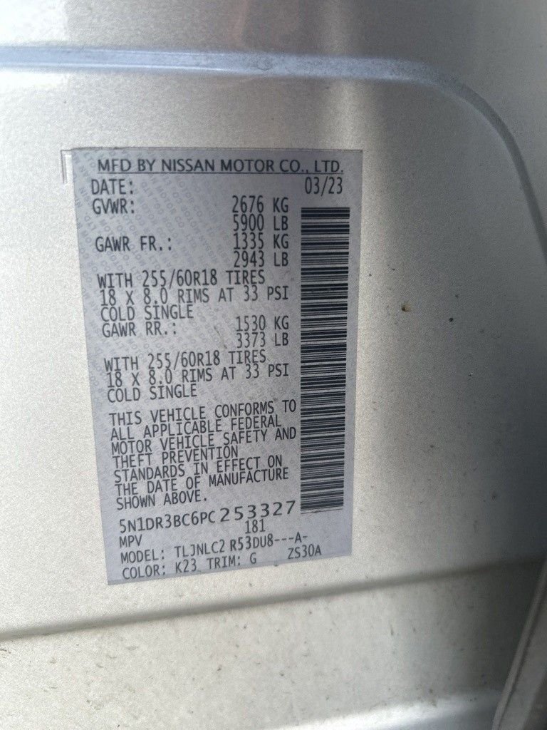 Used 2023 Silver Nissan SV image 17