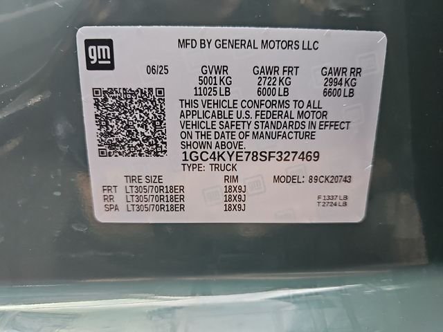 Used 2025 Gray Chevrolet ZR2 image 36