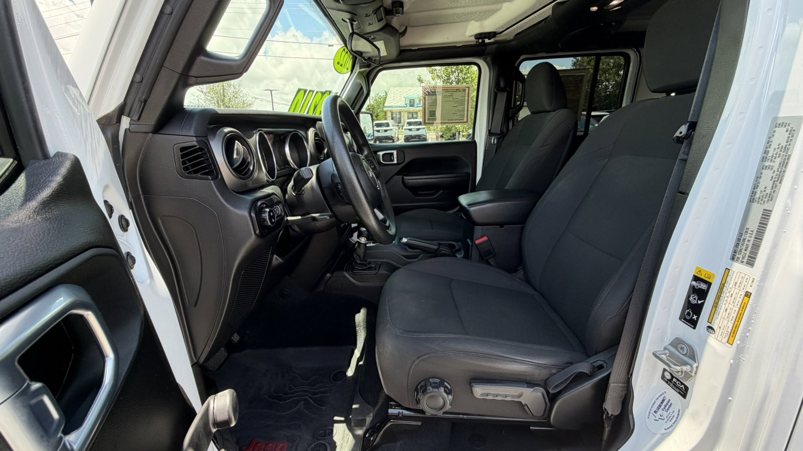Used 2022 Bright White Clearcoat Jeep Sport image 11