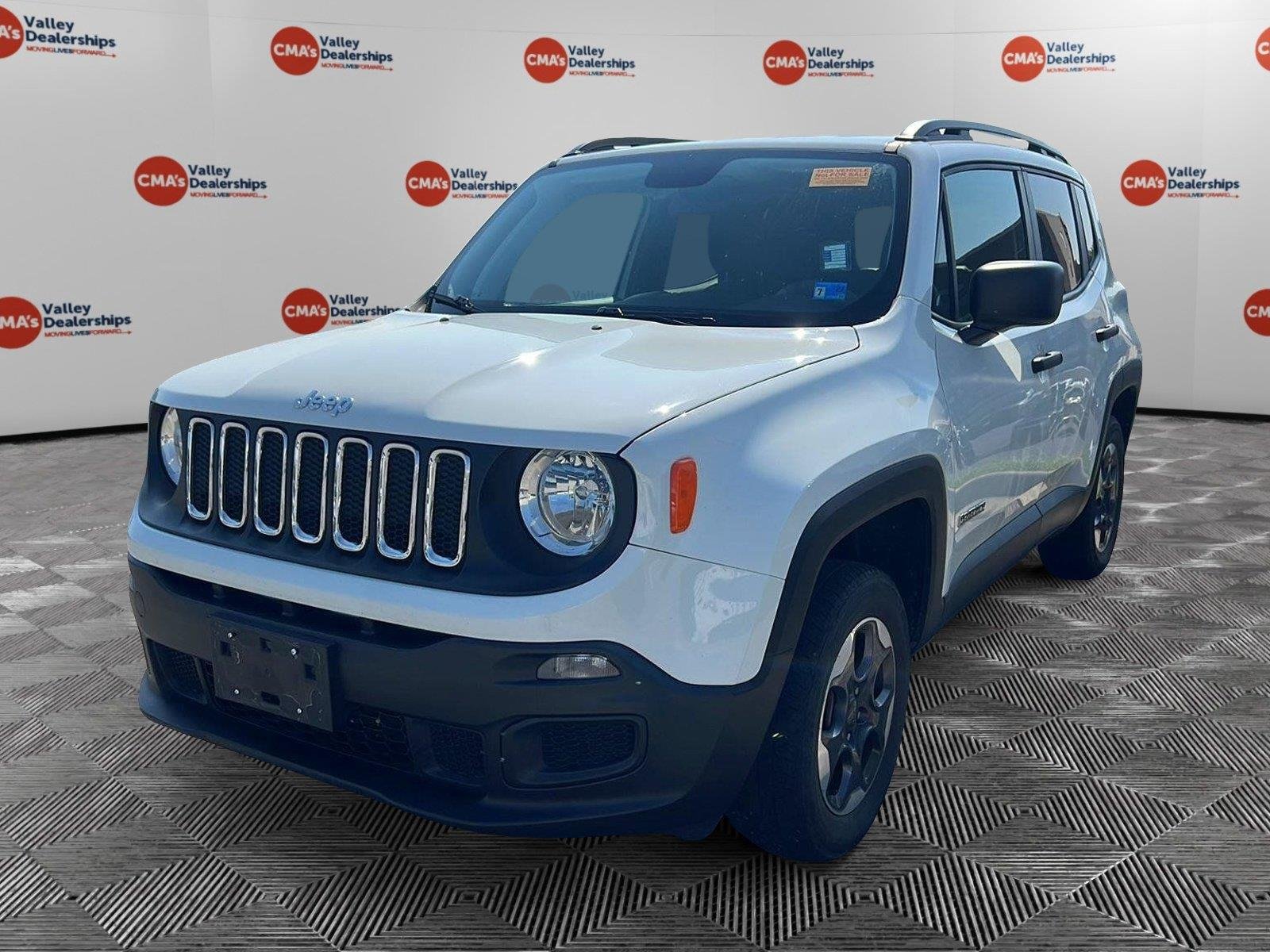 Used 2018 Alpine White Jeep Sport image 1
