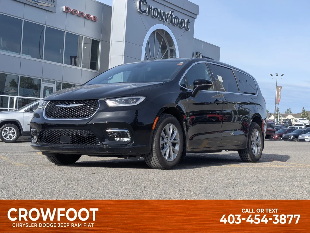 Certified Used 2025 Black Chrysler Select - - AWD - Caprice Leather - Blind Spot - Safety Sphere - 360 Cam & More! image 1