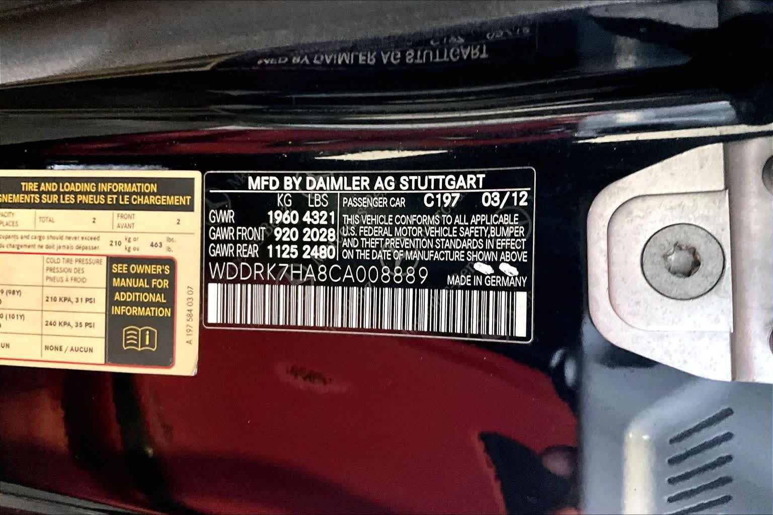 Used 2012 Obsidian Black Metallic Mercedes-Benz SLS AMG® image 31