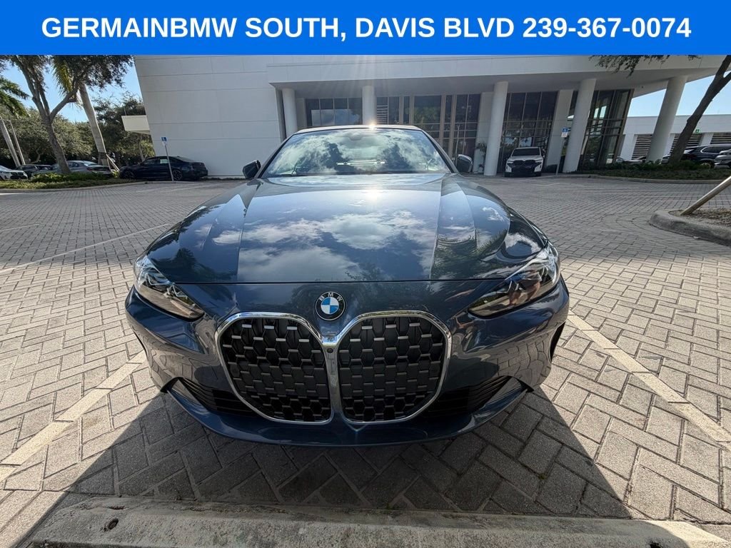 Certified Used 2024 Blue Metallic BMW 430i image 2