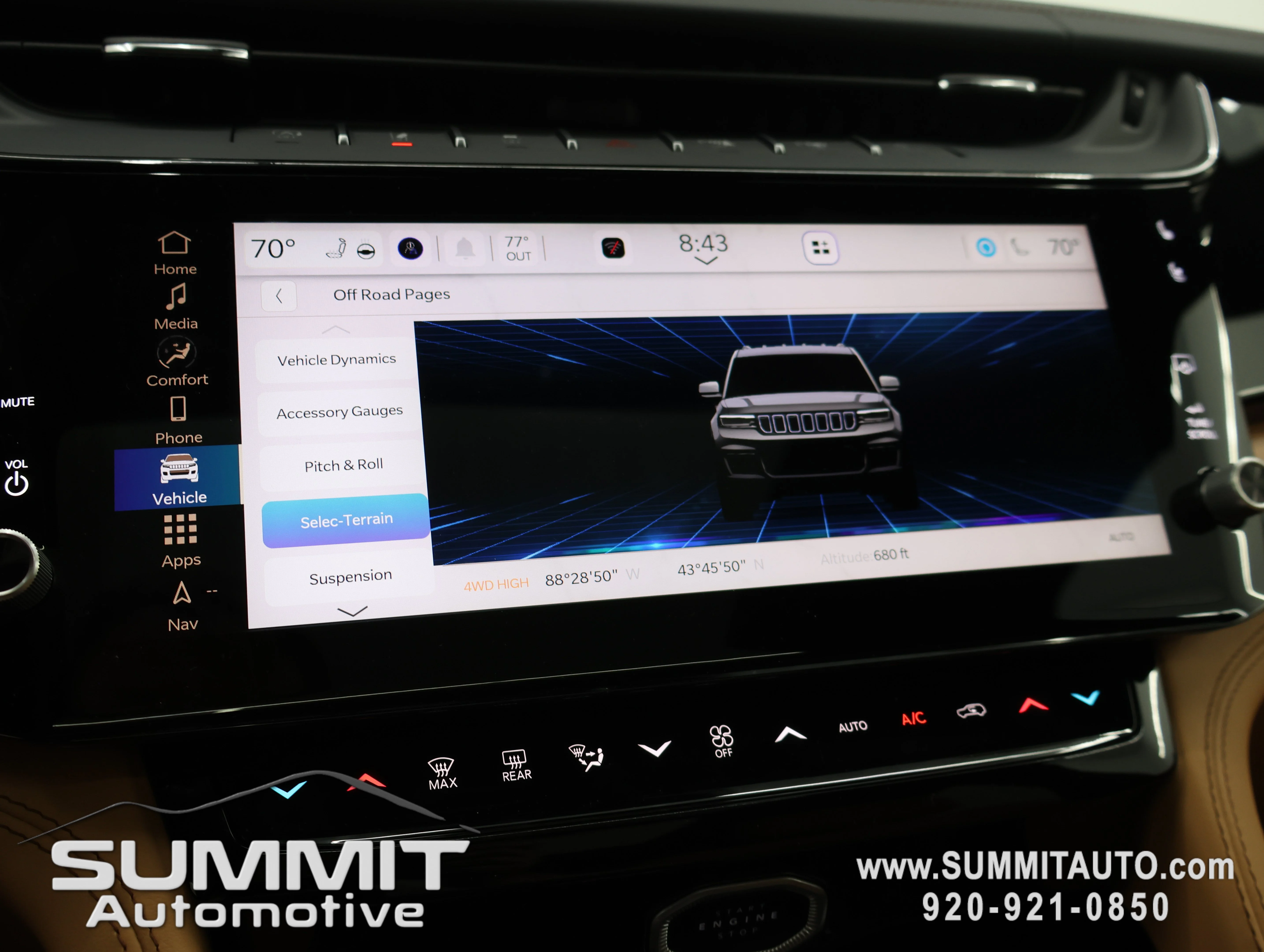 New 2026 Diamond Black Crystal Pearl-Coat Exterior Paint Jeep Summit image 76
