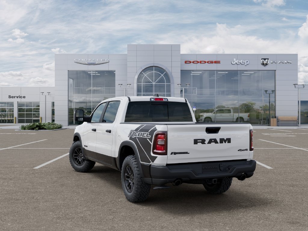 New 2027 Bright White Clear-Coat Exterior Paint RAM Rebel image 3
