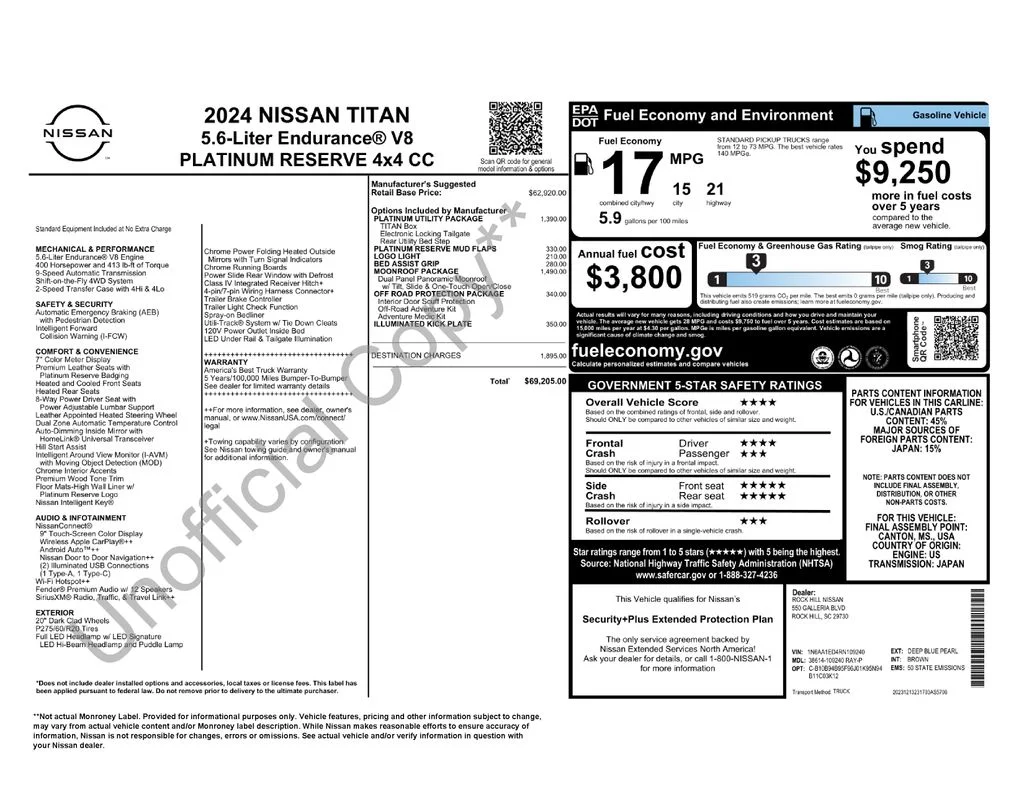 Used 2024 Blue Nissan Platinum Reserve image 49