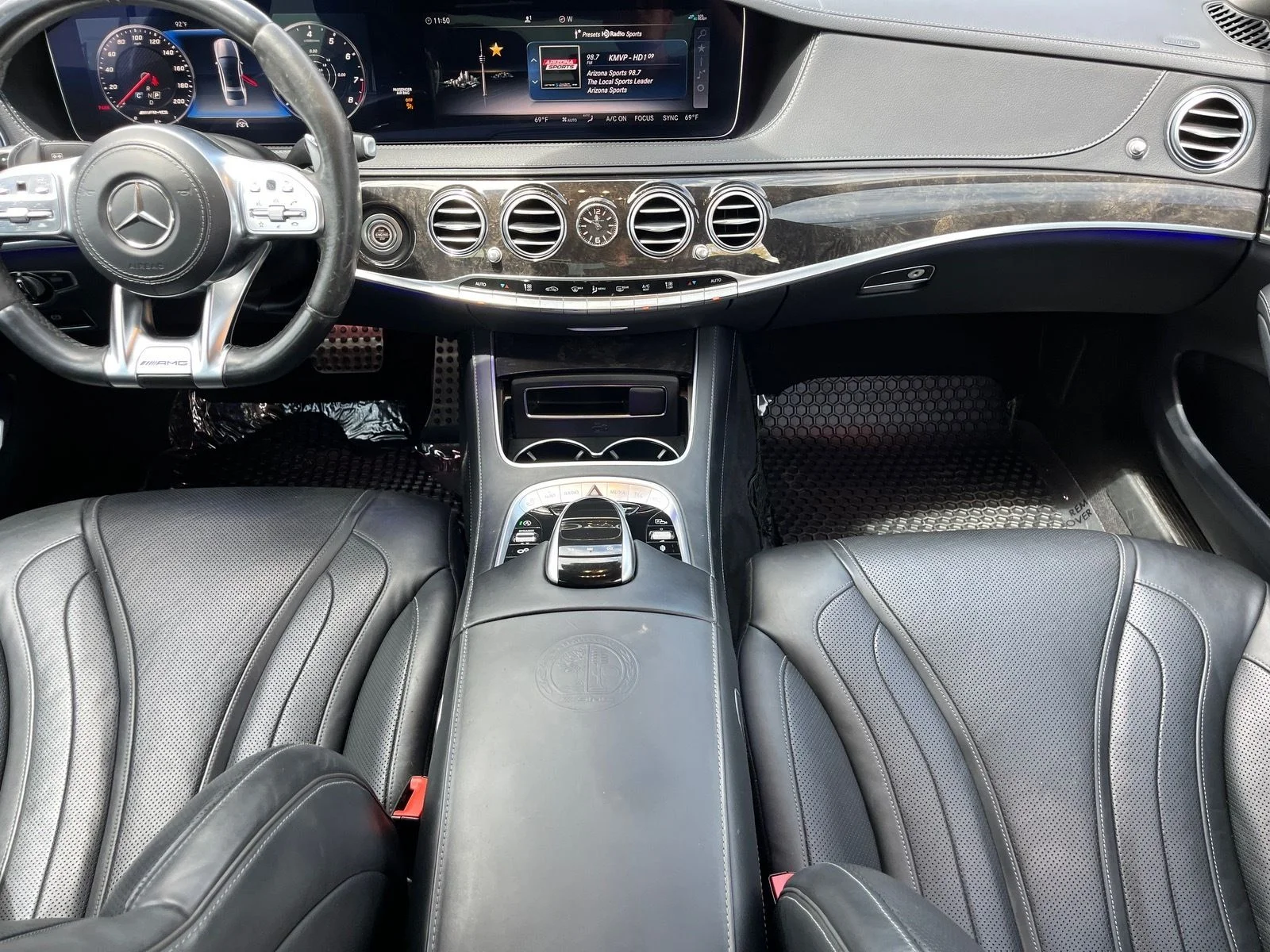 Used 2019 Obsidian Black Metallic Mercedes-Benz S 63 AMG® image 13