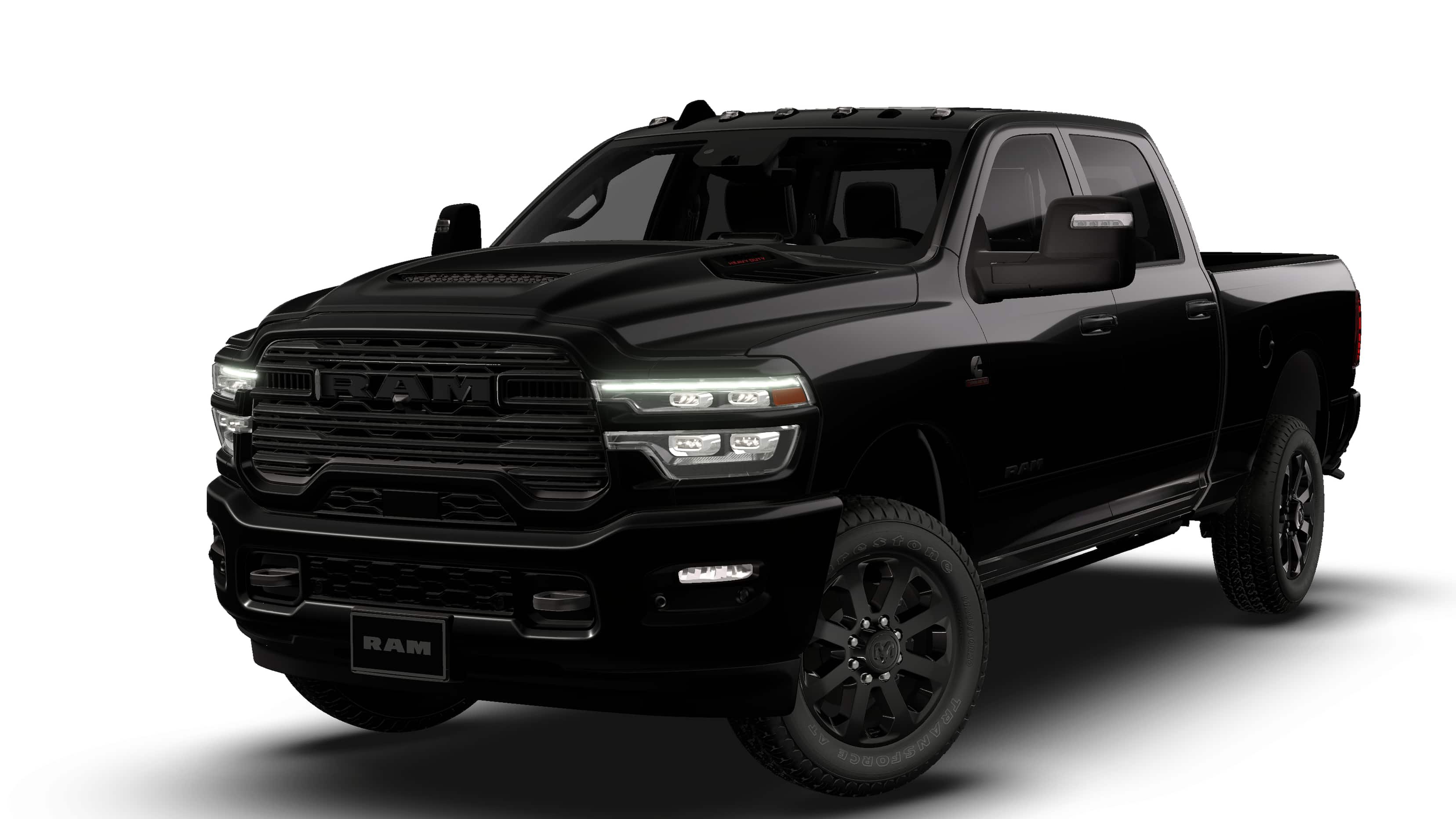 New 2026 Diamond Black Crystal Pearl-Coat Exterior Paint RAM LARAMIE image 13