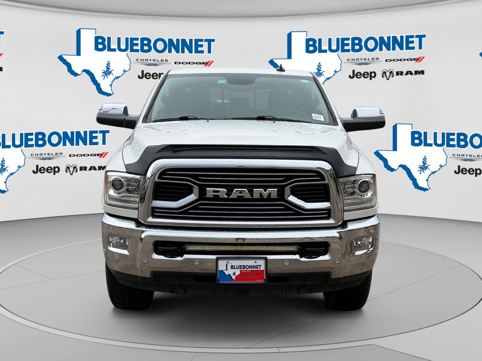 Used 2018 Pearl White Ram Longhorn image 2