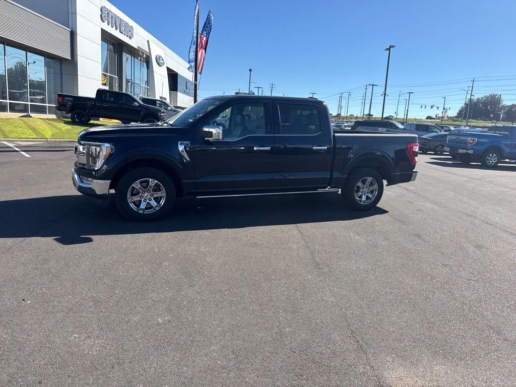 Certified Used 2021 Blue Ford Lariat image 6