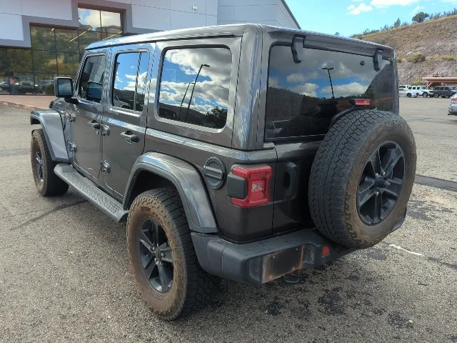 Used 2021 Gray Jeep Unlimited Sahara Altitude image 4