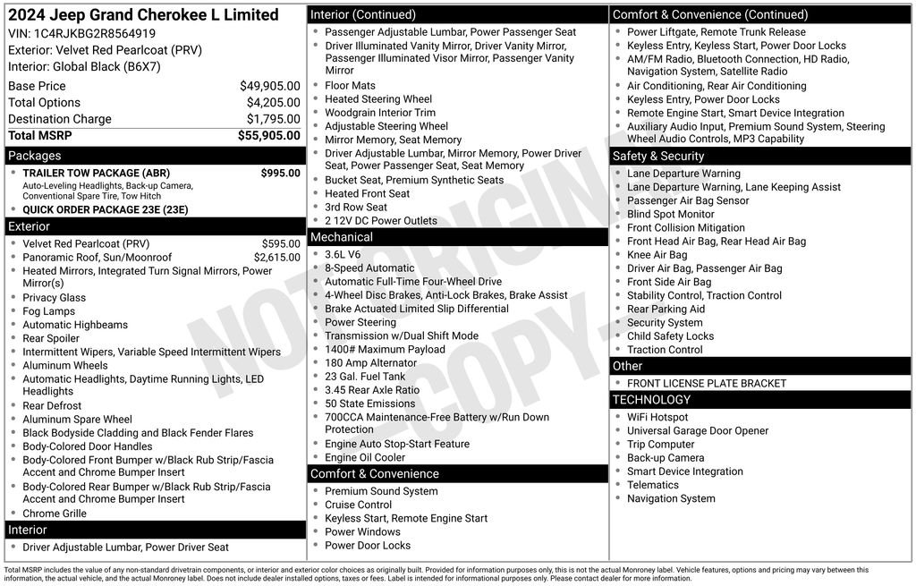 Used 2024 Red Jeep Limited image 36