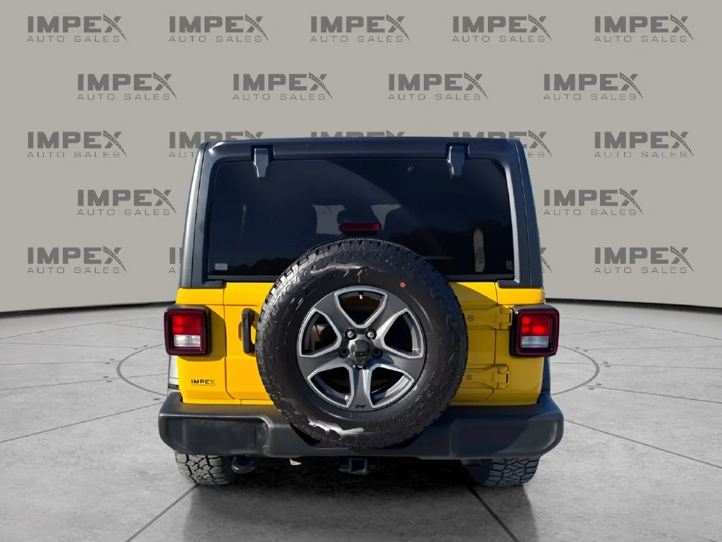 Used 2020 Yellow Jeep Unlimited Sport S image 4