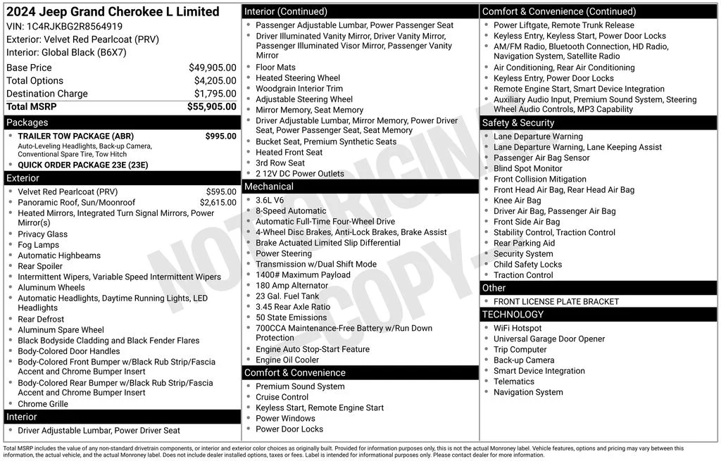 Used 2024 Red Jeep Limited image 36