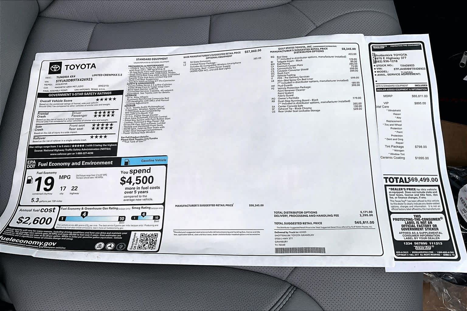 New 2026 Magnetic Gray Metallic Toyota Limited image 20