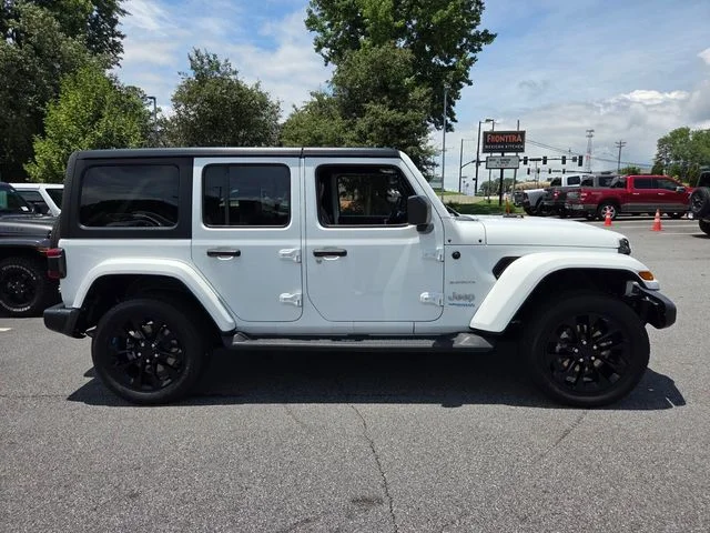 Used 2022 White Jeep Unlimited Sahara 4xe image 10