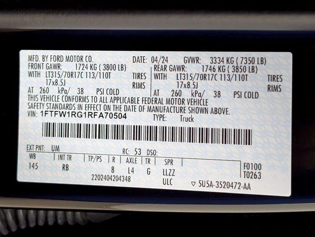 Certified Used 2024 Agate Black Metallic Ford Raptor image 34