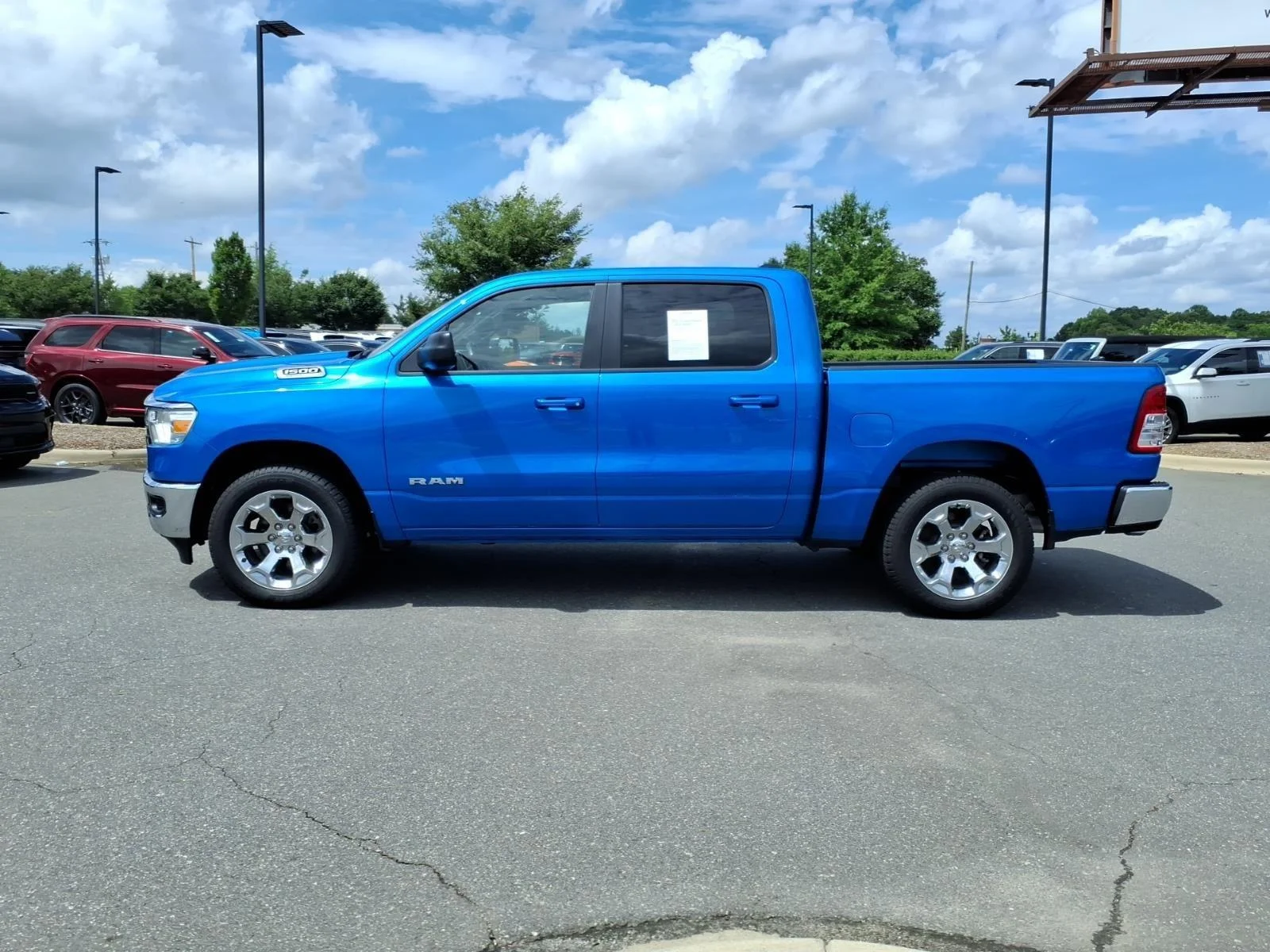 Used 2022 Hydro Blue Pearlcoat Ram Big Horn image 3