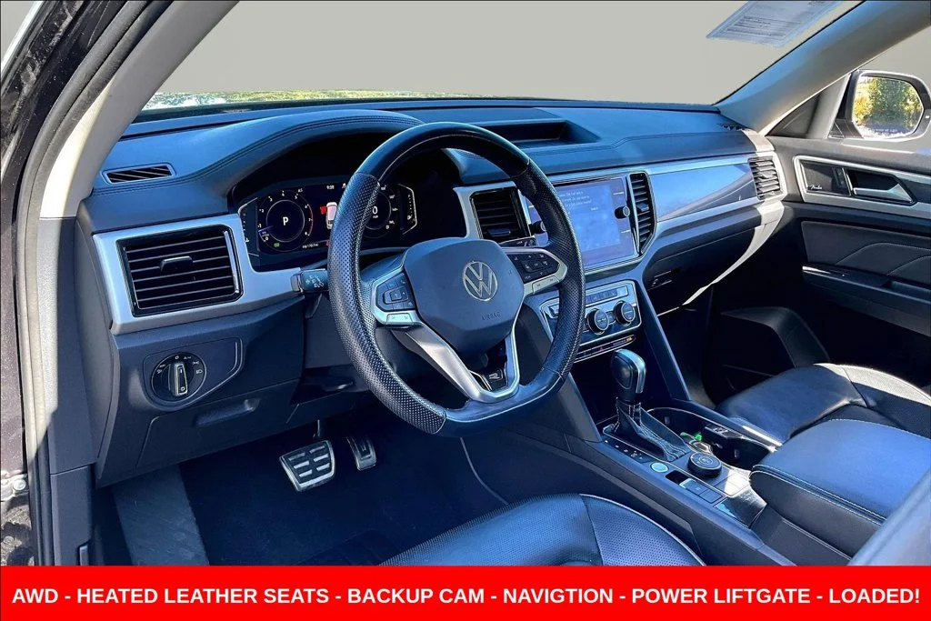 Used 2023 Black Volkswagen 3.6L V6 SEL Premium R-Line image 21