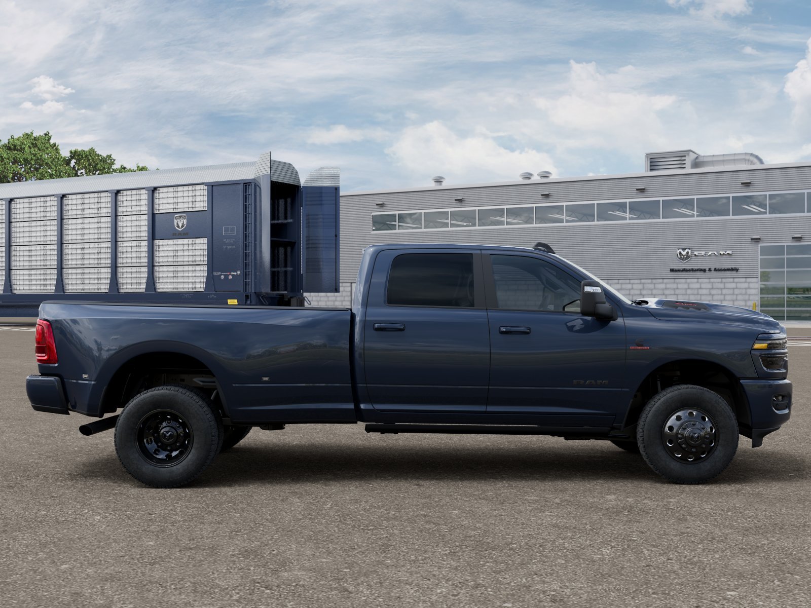 New 2026 Forged Blue Metallic Exterior Paint RAM Laramie image 13
