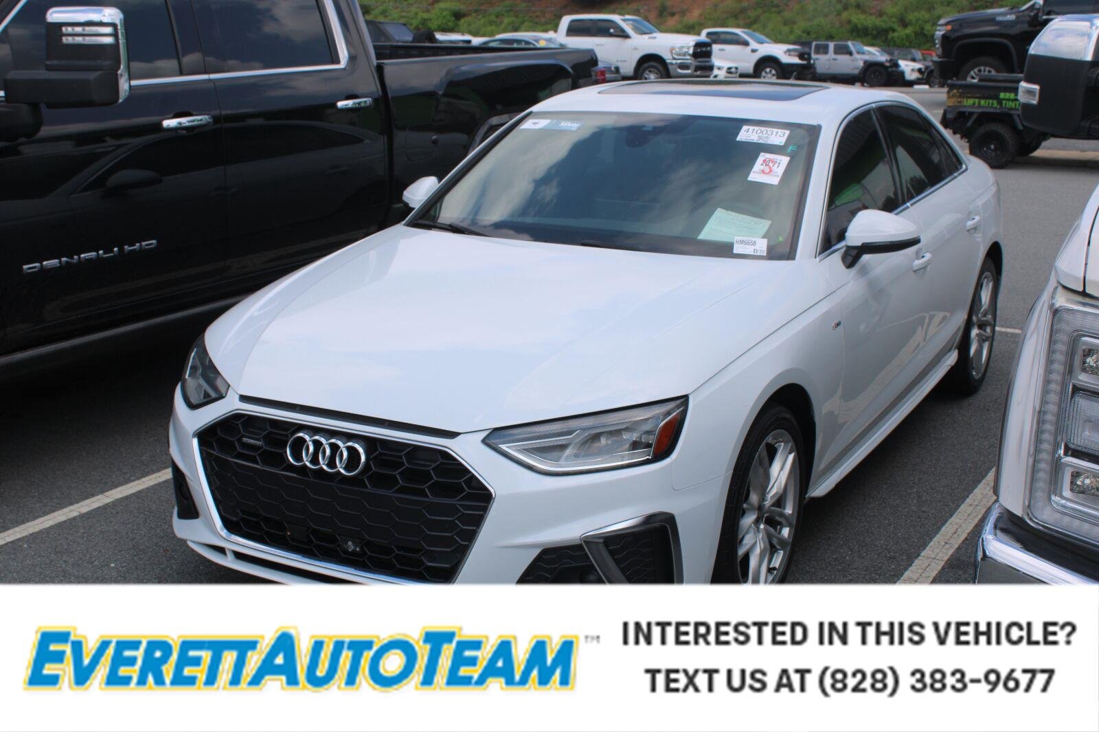 Used 2021 Glacier White Metallic Audi S line Premium image 1