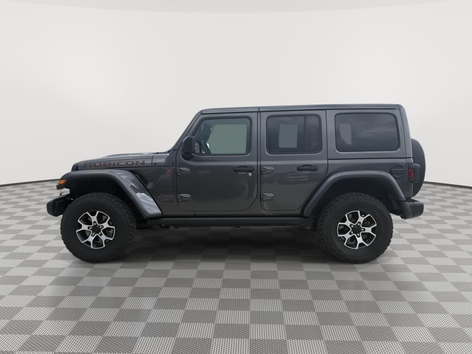 Used 2019 Granite Crystal Metallic Clearcoat Jeep Rubicon image 4