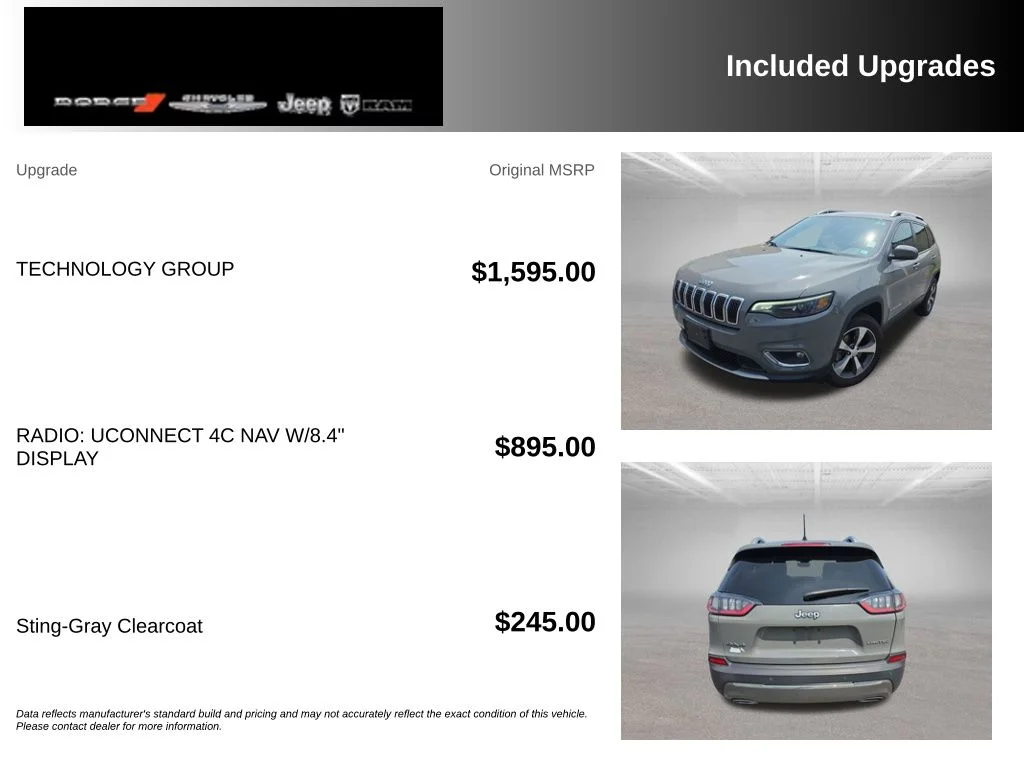 Used 2020 Gray Jeep Limited image 4
