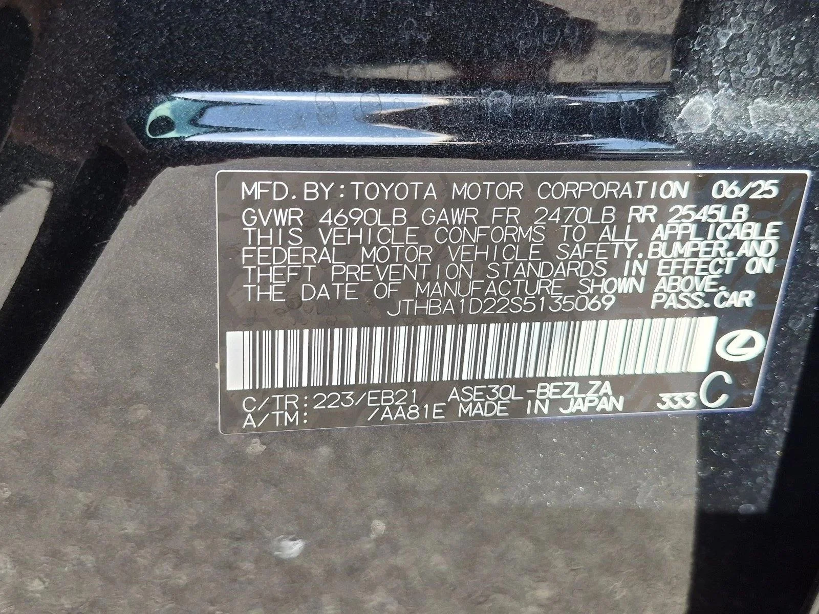 Certified Used 2025 Caviar Lexus F SPORT DESIGN image 23