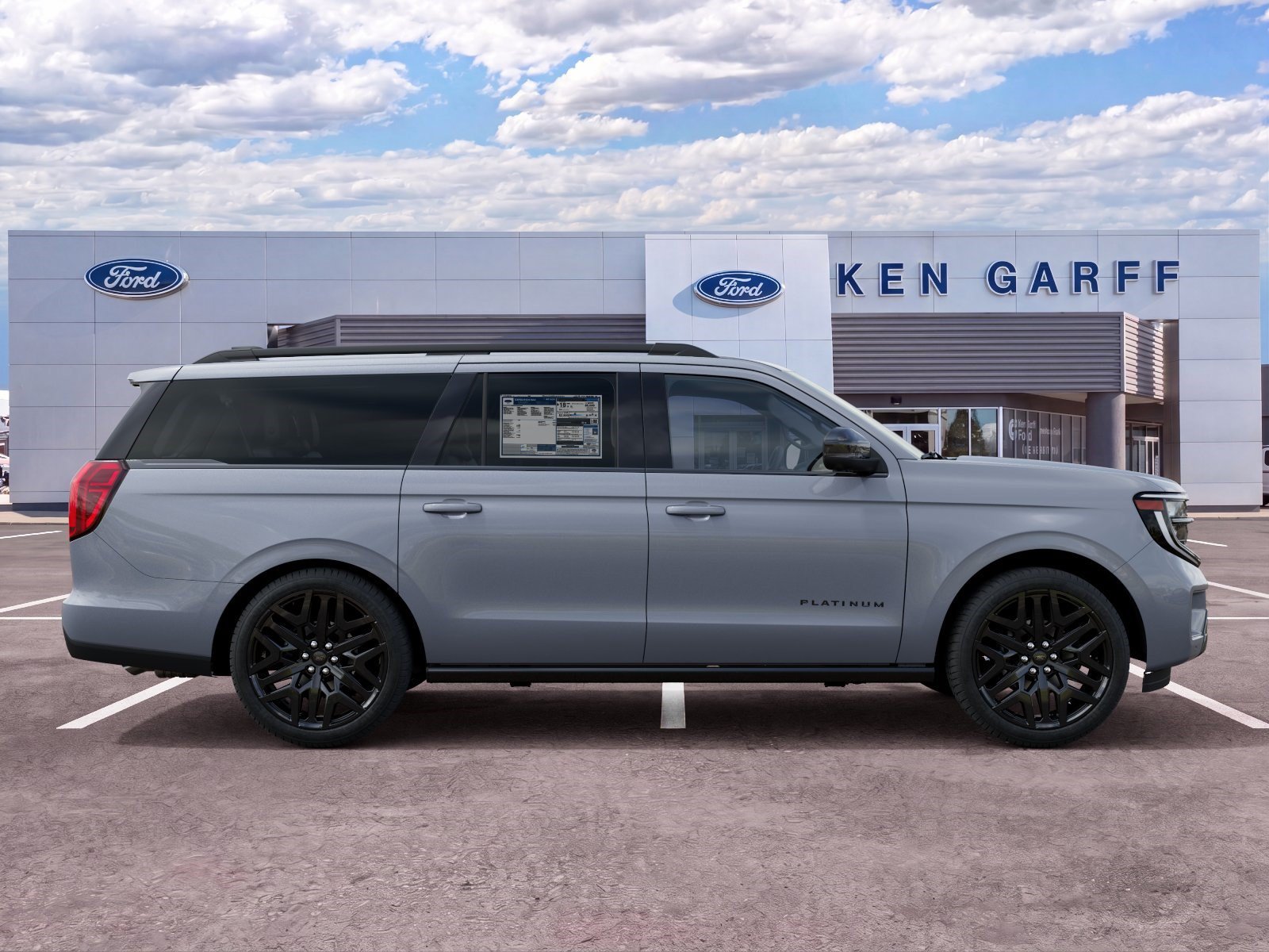 New 2027 Glacier Gray Metallic Tri-Coat Ford Platinum image 5