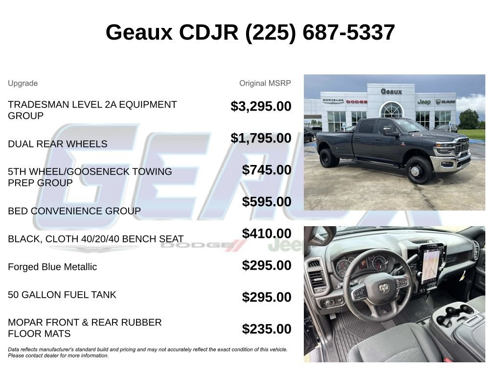 New 2026 Forged Blue Metallic Exterior Paint RAM Tradesman image 5