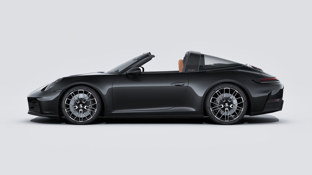 New 2026 Jet Black Metallic Porsche Targa 4S image 2