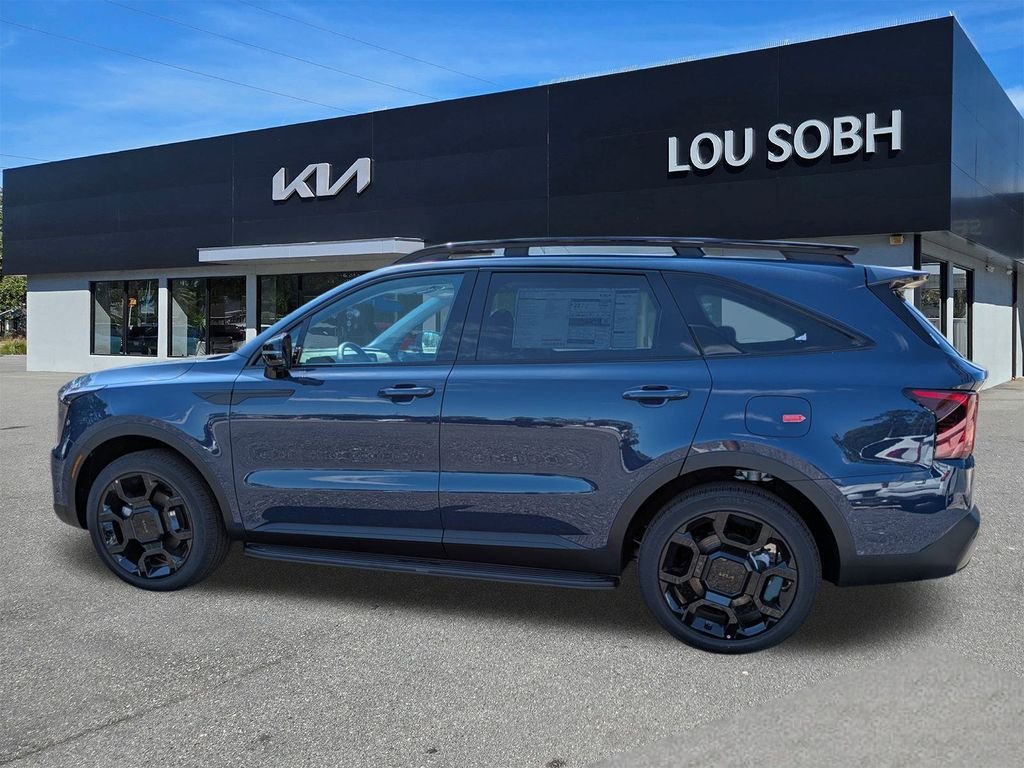 New 2025 Midnight Lake Blue Kia X-Line SX AWD image 6