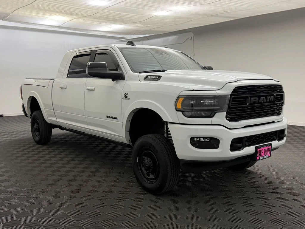Used 2021 Bright White Clearcoat Ram Limited image 7