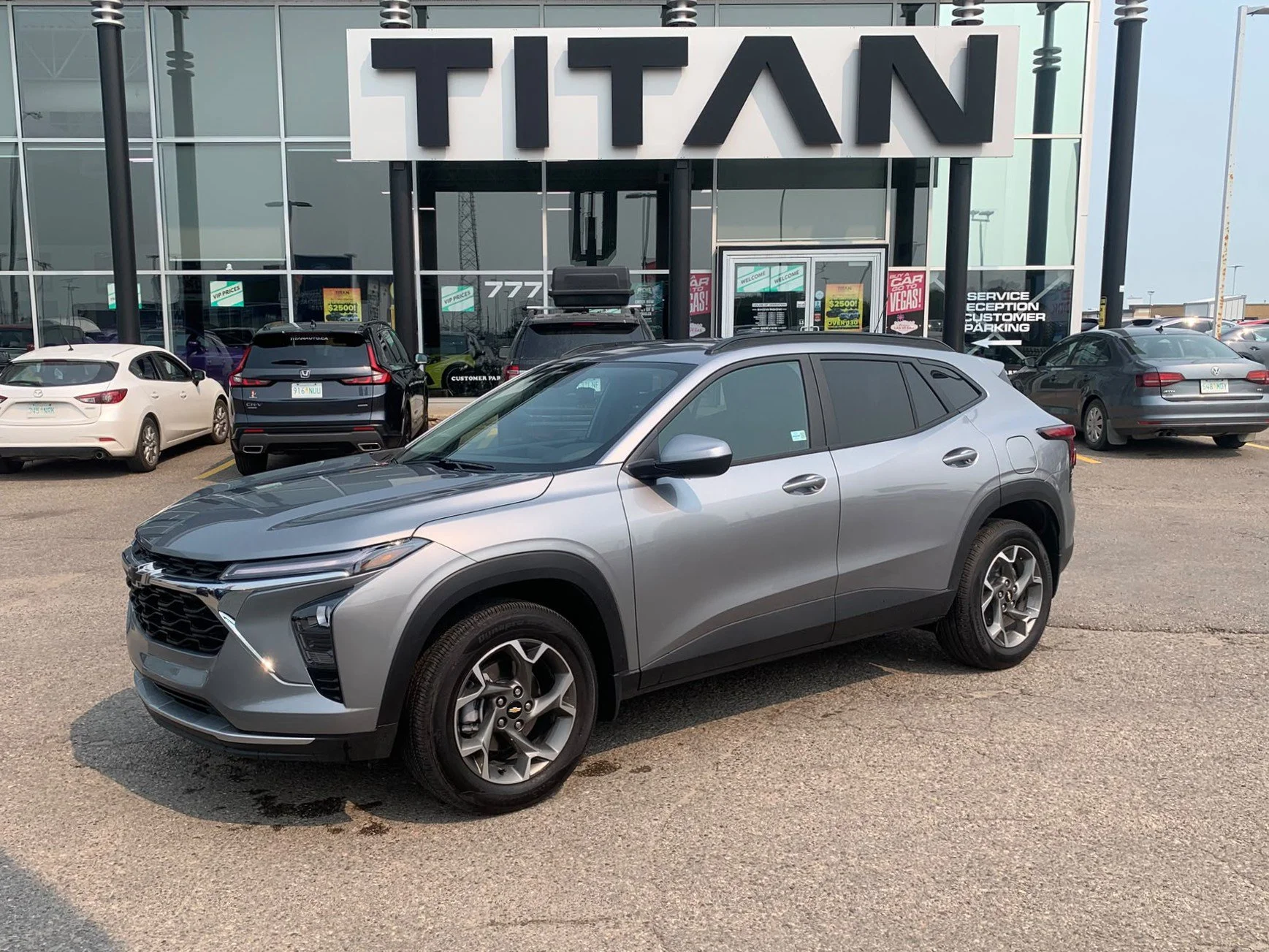 Certified Used 2026 Sterling Grey Metallic Chevrolet LT*Htd Seats | Remote Start | CarPlay | Htd Wheel | Lane Keep Assist | Blind Spot Detection image 2