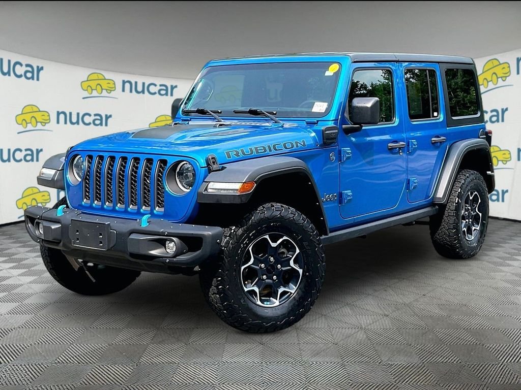 Used 2023 Blue Jeep Rubicon 4xe image 3