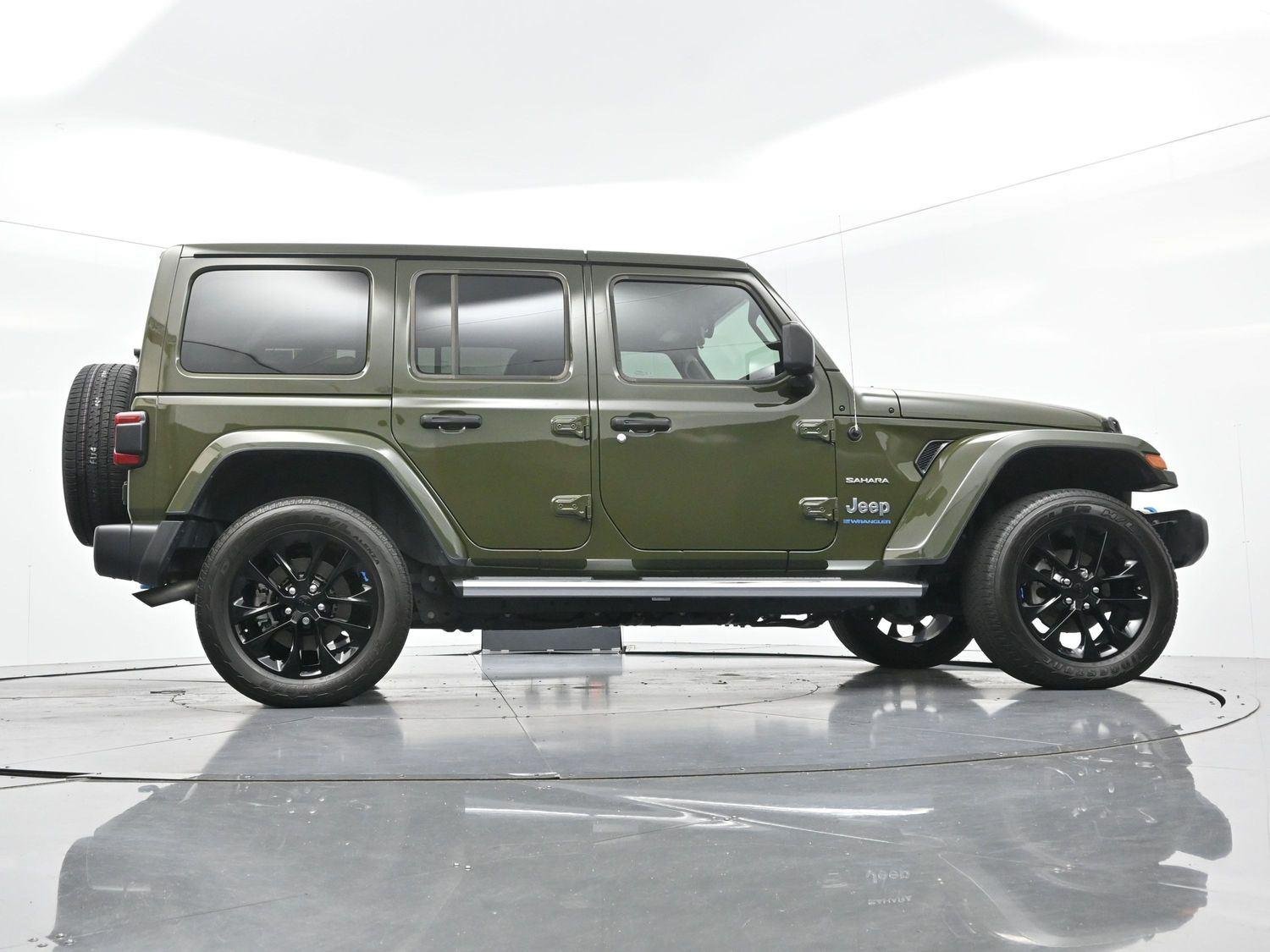 Used 2023 Sarge Green Clearcoat Jeep Sahara image 53