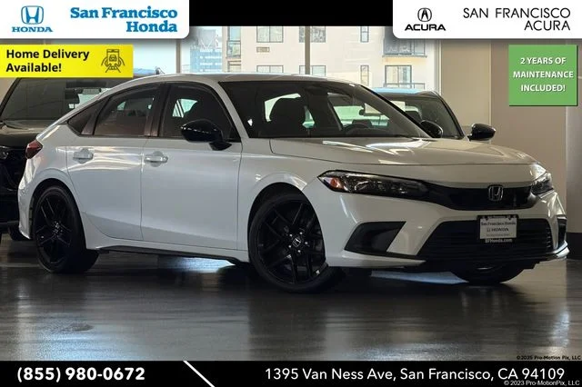 Used 2022 Platinum White Pearl Honda Sport image 1