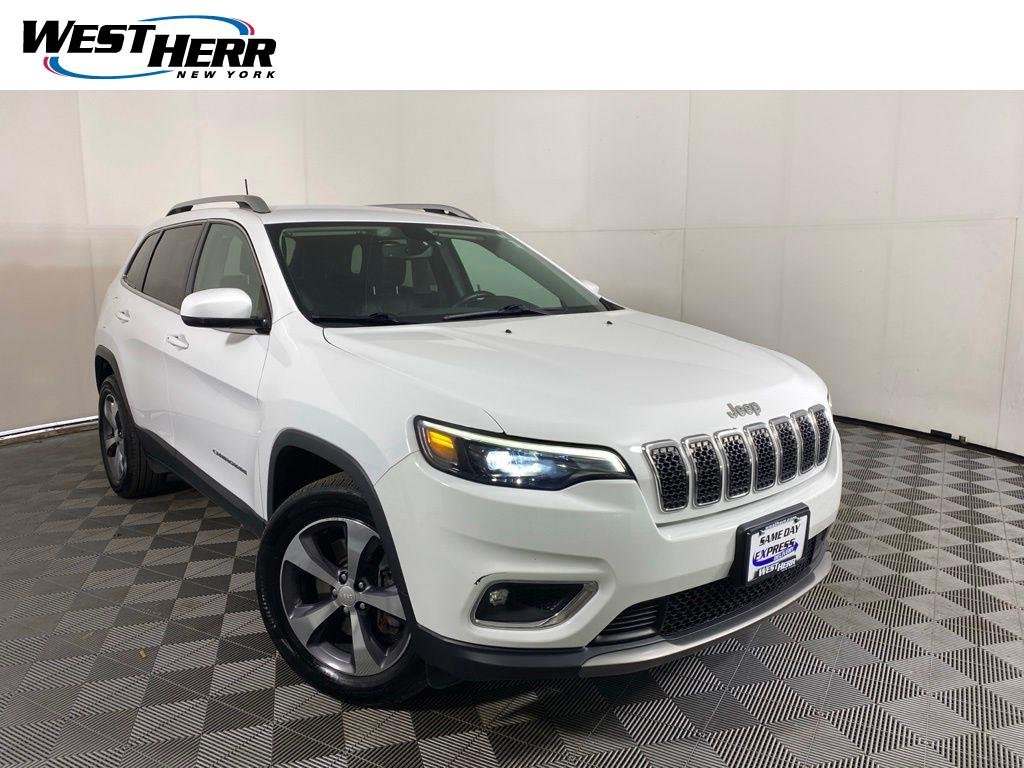 Used 2019 Bright White Clearcoat Jeep Limited image 1