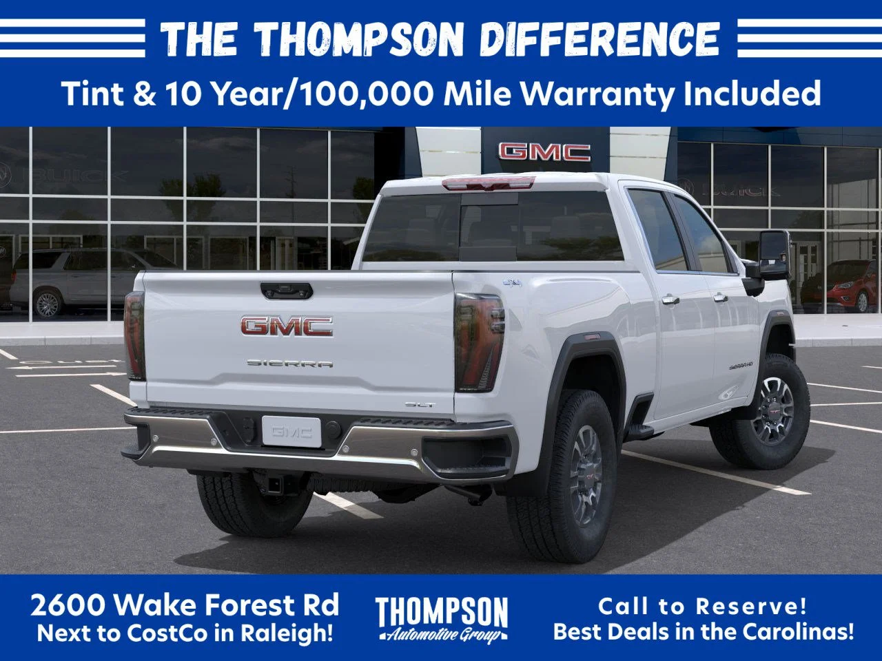 New 2026 Glacier White Tricoat GMC SLT image 4