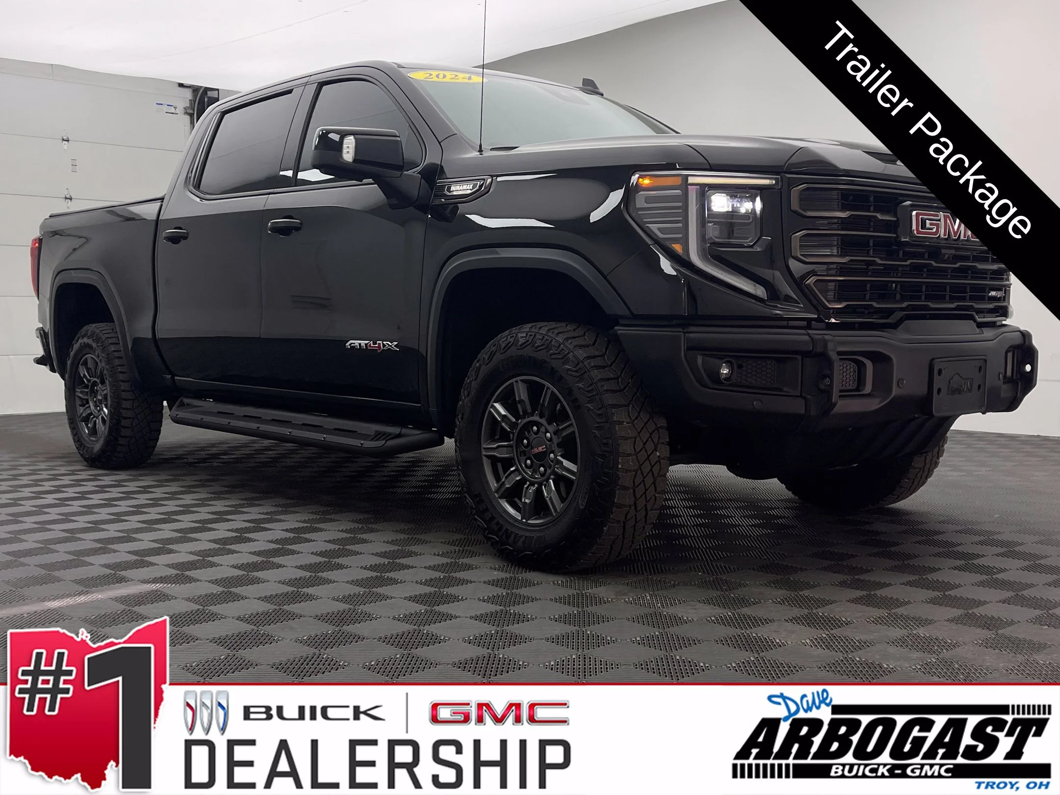 Used 2024 Onyx Black GMC AT4X image 1