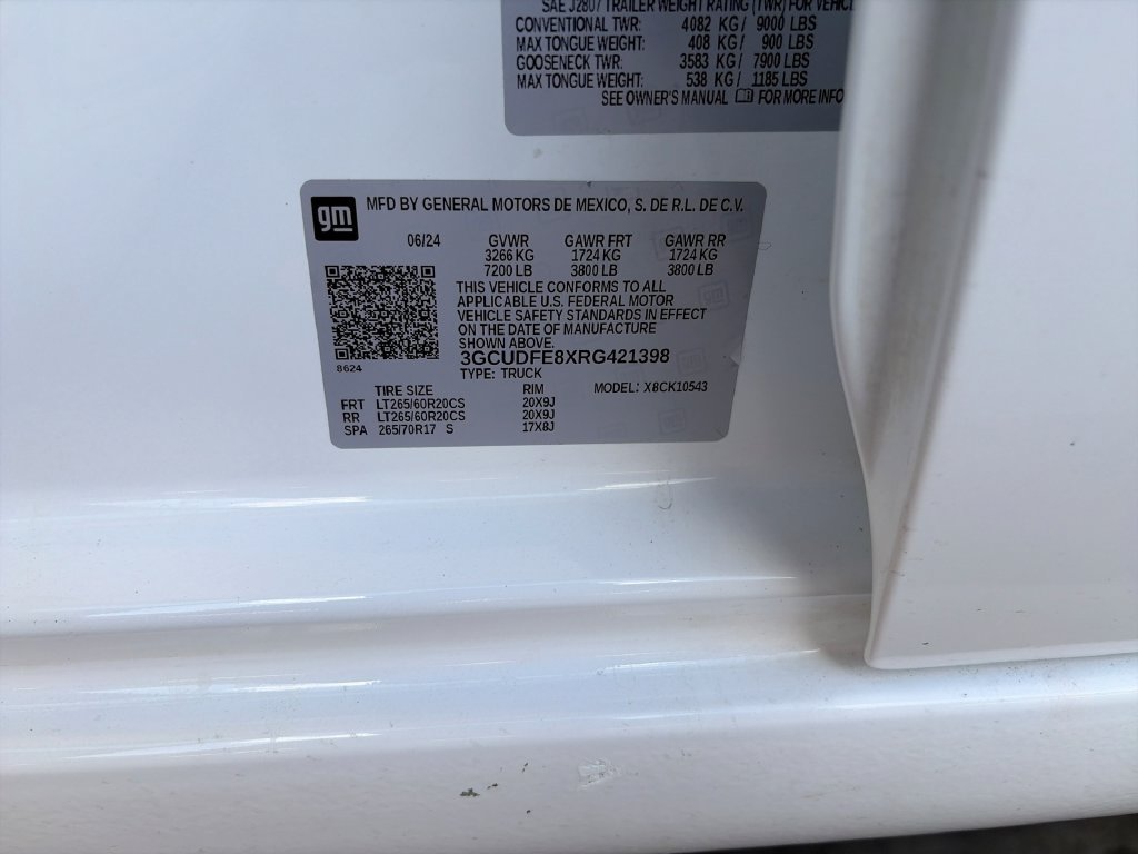 Certified Used 2024 Summit White Chevrolet LT Trail Boss image 35